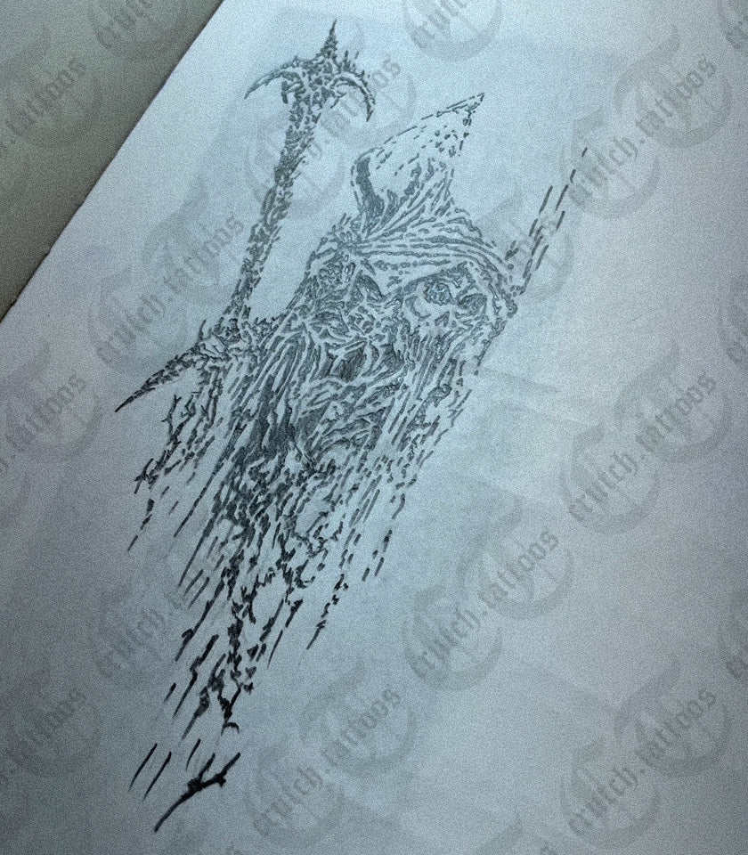 Dark Mode Tattoo Design 2