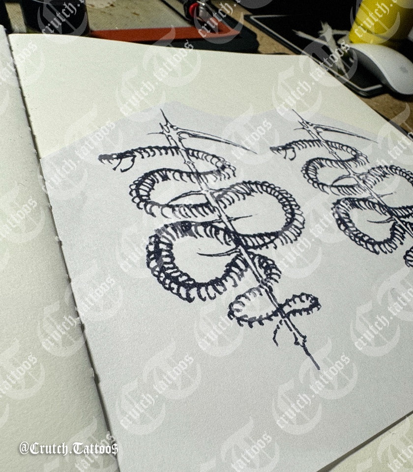 Dark Mode Tattoo Design 15